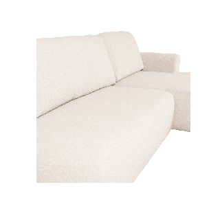 Salon d'angle avec chaise longue à droite Ariola