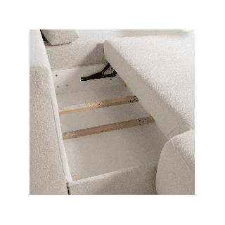 Salon d'angle avec chaise longue à droite Ariola
