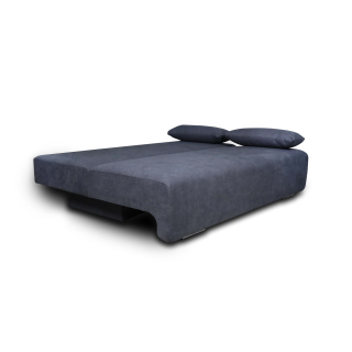 Georgia gris foncé - Canapé convertible avec coffre de rangement