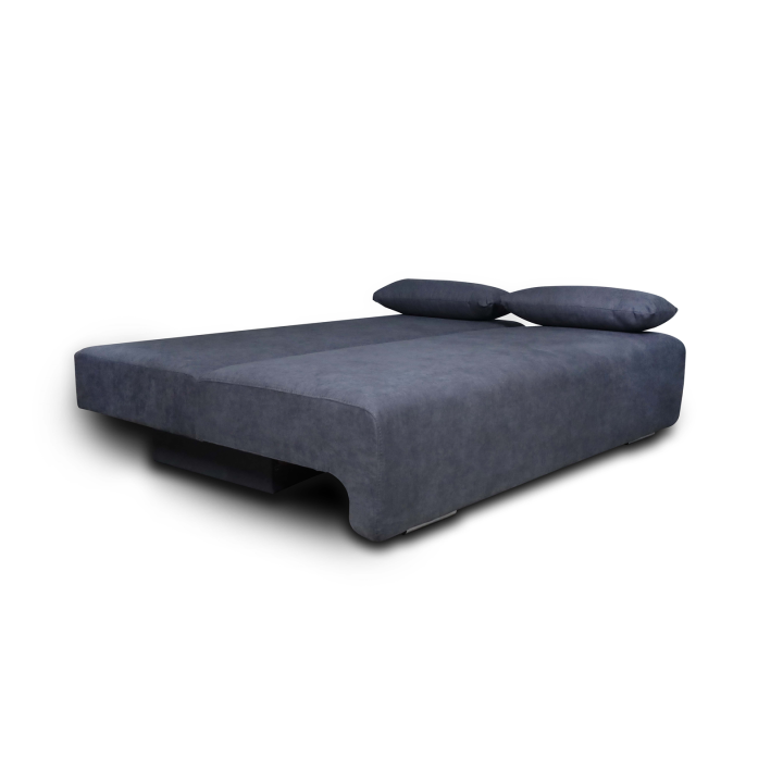 Georgia gris foncé - Canapé convertible avec coffre de rangement