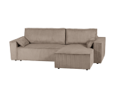 Charlotte beige cotelé - Convertible et reversible avec coffre