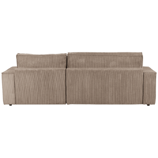 Charlotte beige cotelé - Convertible et reversible avec coffre