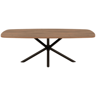 Table en 225 cm avec pied étoile Lago