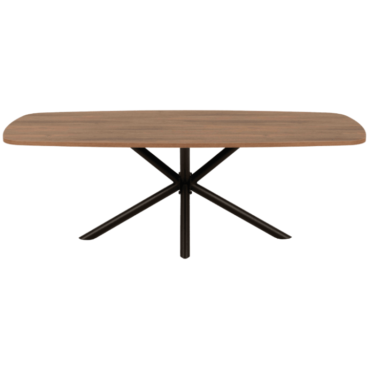 Table en 225 cm avec pied étoile Lago