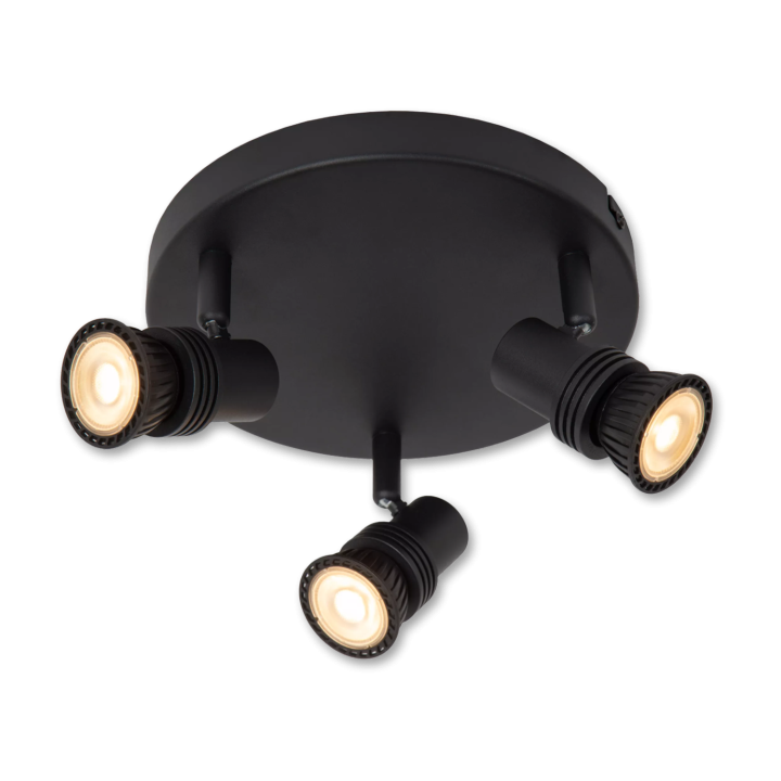 Spot 3 L - Kianti - 53901/13/30 Noir - sans ampoule