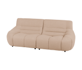 Canapé 3 places en tissu bouclé beige LOUA 2225