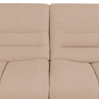 Canapé 3 places en tissu bouclé beige LOUA 2225