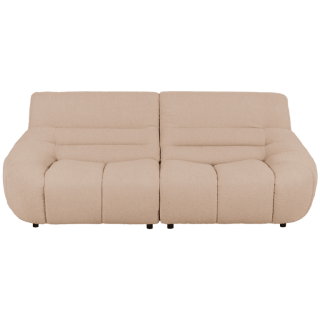 Canapé 3 places en tissu bouclé beige LOUA 2225