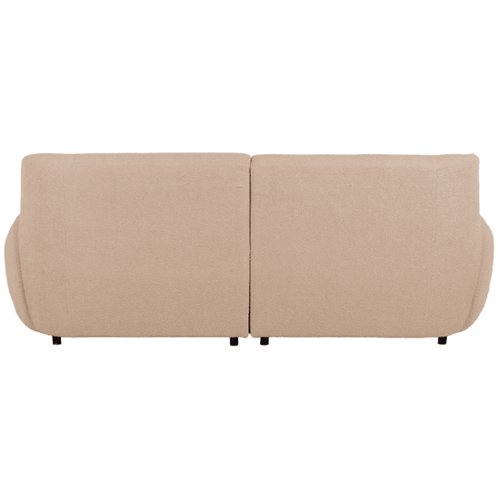 Canapé 3 places en tissu bouclé beige LOUA 2225