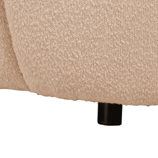 Canapé 3 places en tissu bouclé beige LOUA 2225