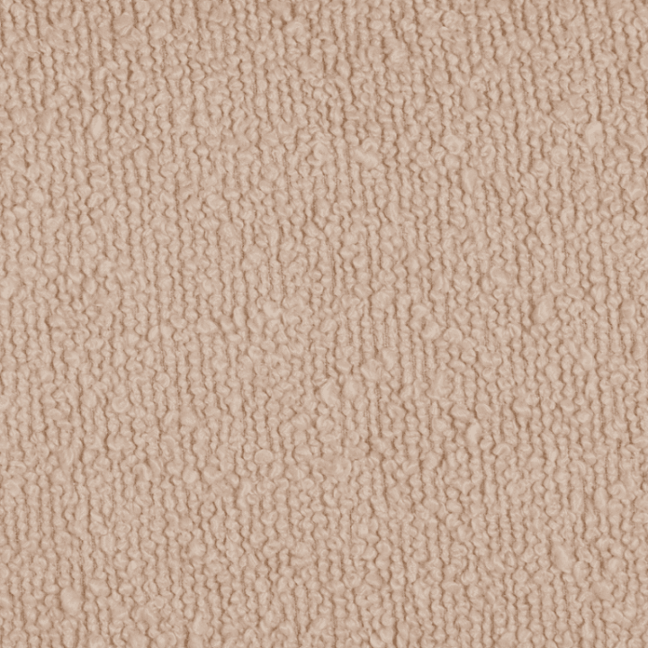 Canapé 2 places en tissu bouclé beige LOUA 2225