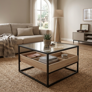 FINN - Table basse avec rangement