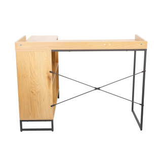Bureau d'angle avec étagères ELIO