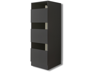 Colonne 3 tiroirs Laundreezy Gris