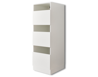 Colonne 3 tiroirs Laundreezy - blanc