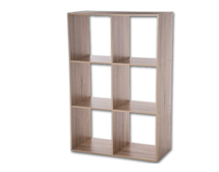 Etagère 6 cases naturel 139909