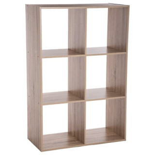 Etagère 6 cases naturel 139909