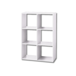 Etagère 6 cases Modul Blanc 138909 C