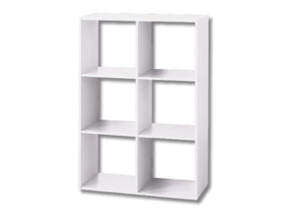 Etagère 6 cases Modul Blanc 138909 C