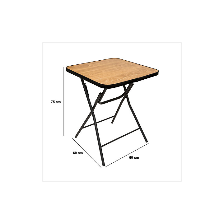 Table pliante 60 x 60 cm 193645