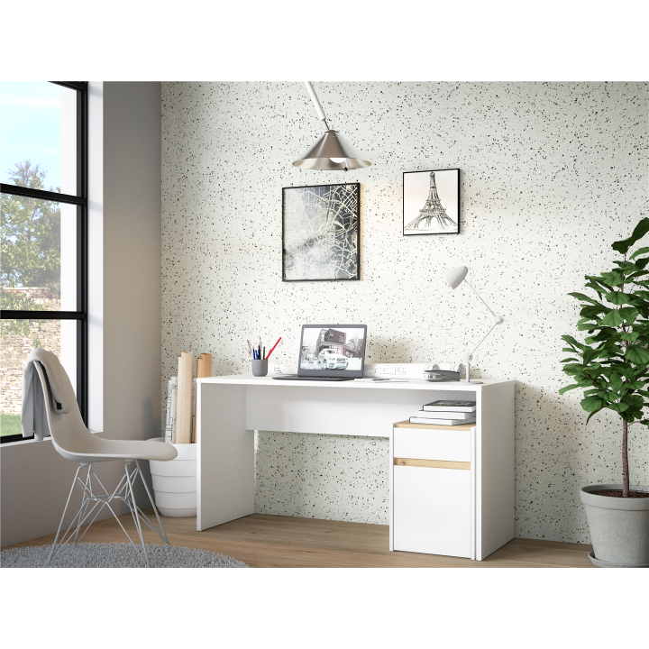 Ensemble Modultrick - Bureau 140 cm avec Surmeuble