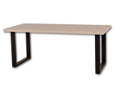 Antibes, table 190 cm avec pied U