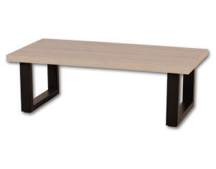 Table basse antibes pied en métal U