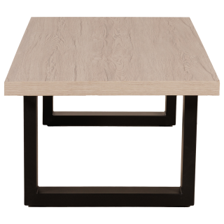 Table basse antibes pied en métal U