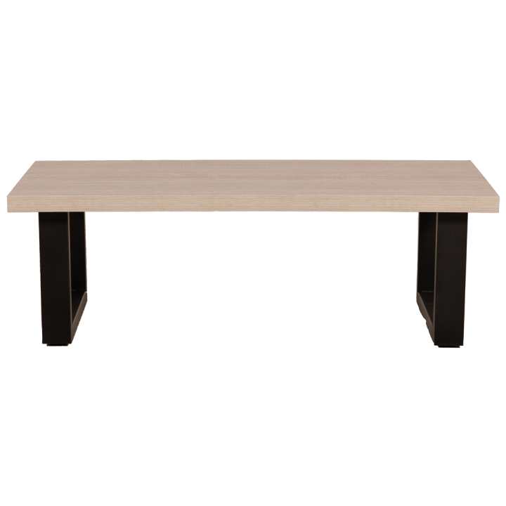 Table basse antibes pied en métal U