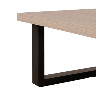 Table basse antibes pied en métal U