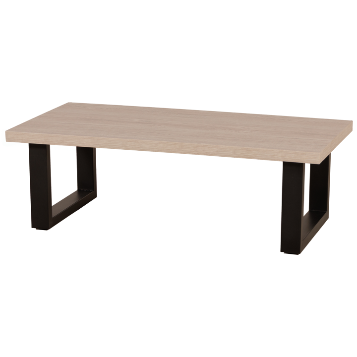 Table basse antibes pied en métal U