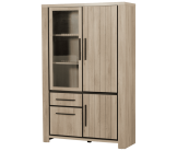 Vitrine Grenoble 125 cm tiroirs avec LED