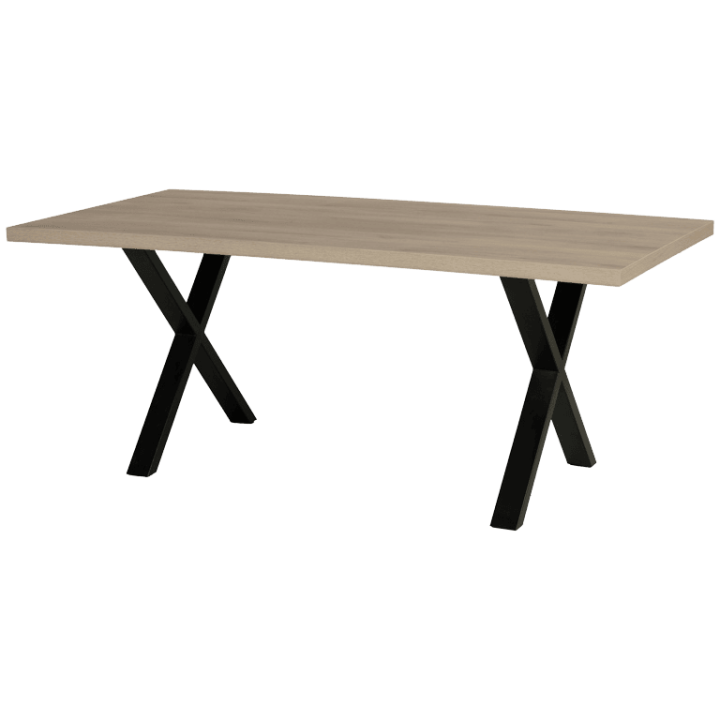 Table Grenoble en 190 cm avec pied en X