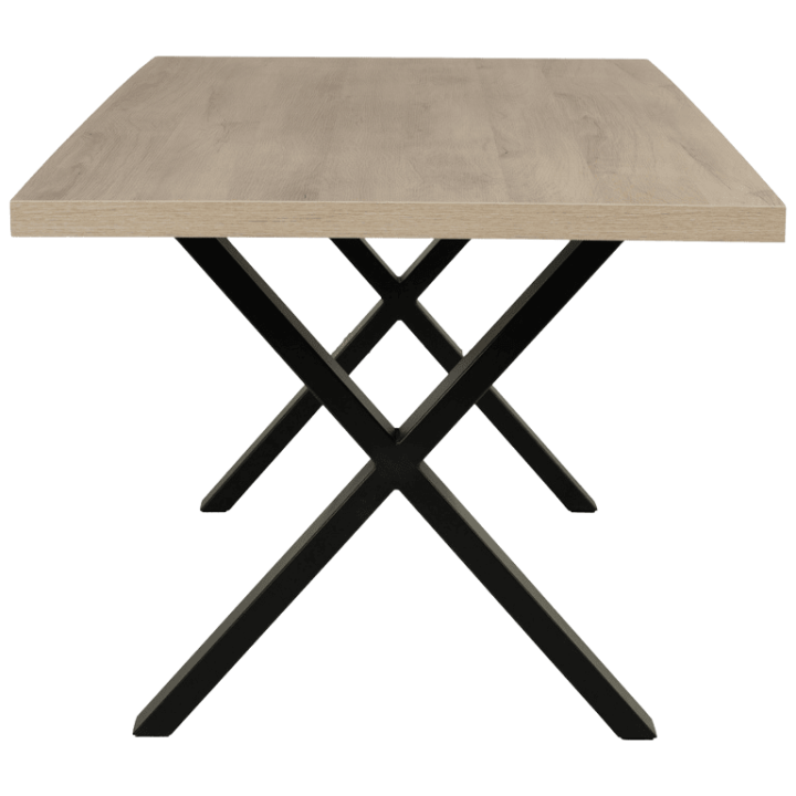 Table Grenoble en 190 cm avec pied en X
