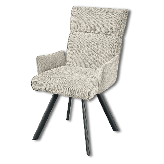 Chaise Ambre (accoudoirs) beige