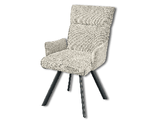 Chaise Ambre (accoudoirs) beige