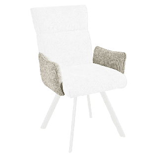 Chaise Ambre (accoudoirs) beige