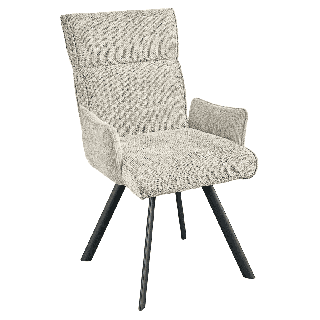 Chaise Ambre (accoudoirs) beige