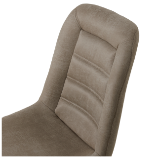 Chaise Niels en tissu beige