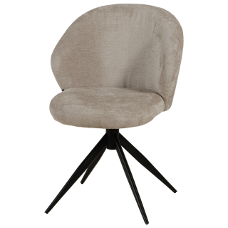 Chaise Jane en tissu beige