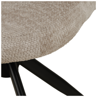 Chaise Jane en tissu beige