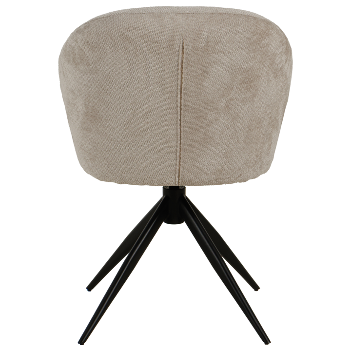 Chaise Jane en tissu beige