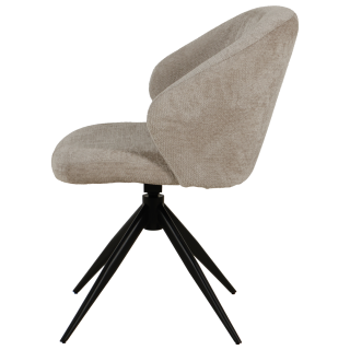 Chaise Jane en tissu beige