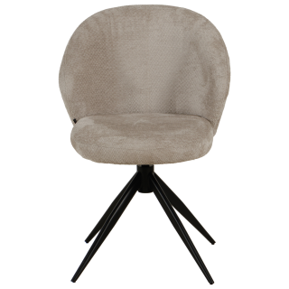 Chaise Jane en tissu beige