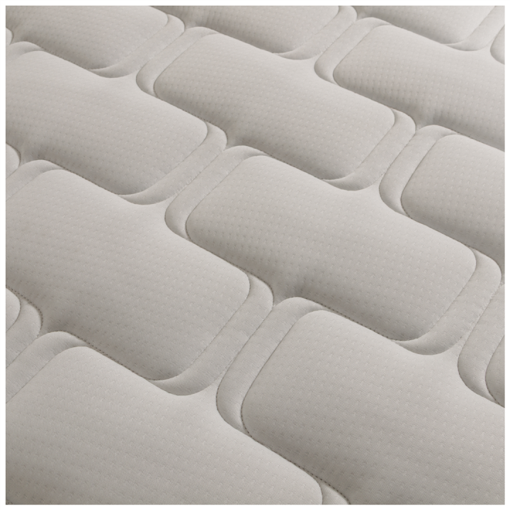 Matelas en mousse HR40kgs 90 x 190 cm Krearêve gris chiné
