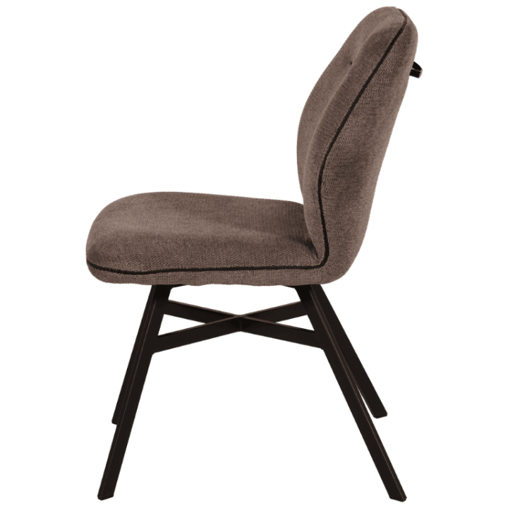 Chaise Jaimie Tissu anthracite