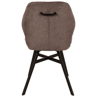 Chaise Jaimie Tissu anthracite