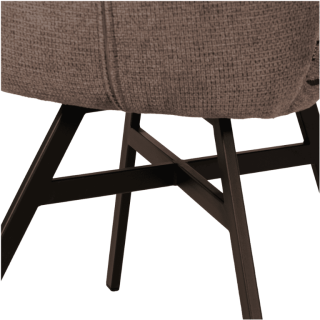 Chaise Jaimie Tissu anthracite
