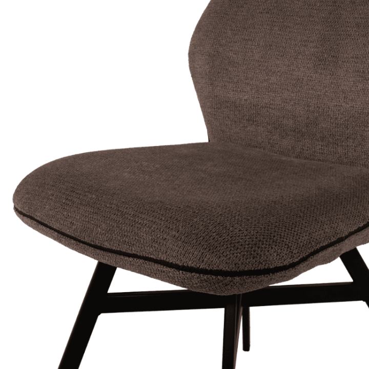 Chaise Jaimie Tissu anthracite