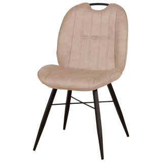 Chaise Shelton - Chaise en tissu beige